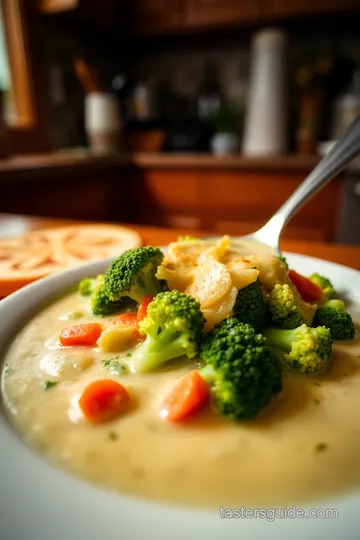 Creamy Cheesy Broccoli Soup steps