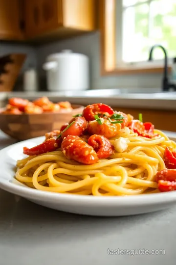 Creamy Shrimp Alfredo Pasta Recipe steps