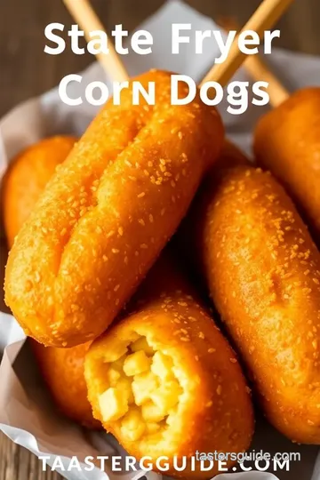 Crispy Air Fryer State Fair Corn Dogs presentation