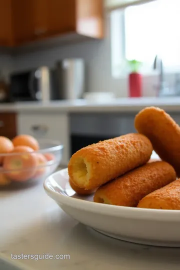 Crispy Air Fryer State Fair Corn Dogs steps