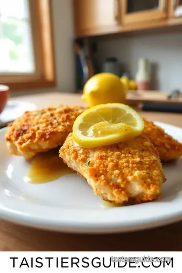 Crispy Lemon Chicken Cutlets with Salmoriglio Sauce steps