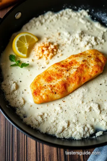 Crispy Pan-Fried Walleye Pike with Lemon Butter Sauce presentation