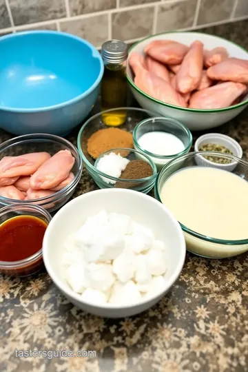 Crispy Wing Dings Chicken Recipe ingredients