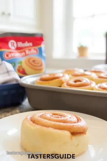 Fluffy Cinnamon Rolls with Rhodes Frozen Bread Dough steps