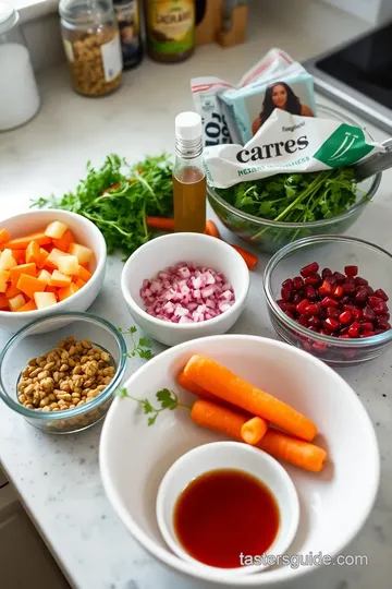 Moroccan Carrot Salad ingredients