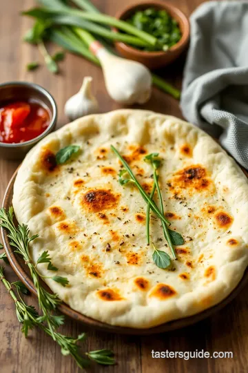 Grilled Naan with Garlic Scape Chutney ingredients