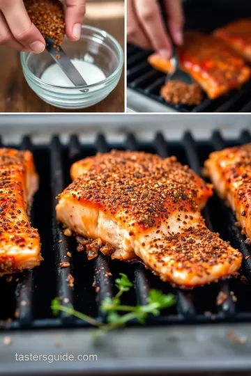 Savory Grilled Salmon with Delightful Rub steps