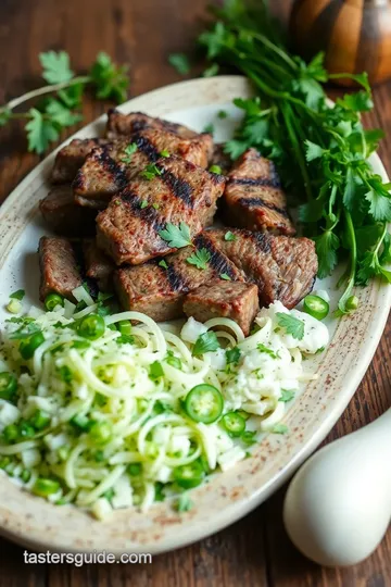 Grilled Beef Salad with Fresh Herbs ingredients