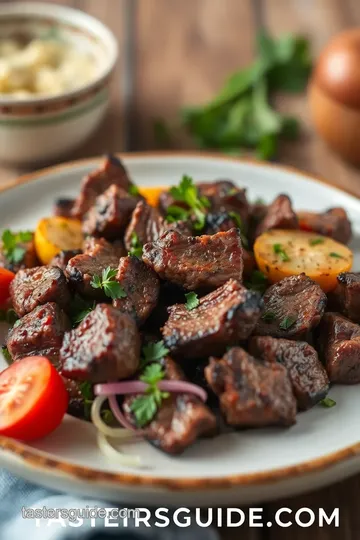 Grilled Beef Salad with Fresh Herbs steps