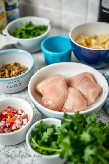 Grilled Chicken with Lemon Herb Flavor ingredients