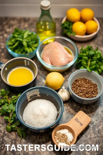 Lemon Herb Grilled Chicken ingredients