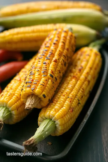 Smoky Chipotle Grilled Corn on the Cob presentation