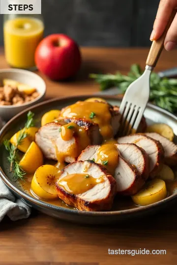 Grilled Pork Loin with Apples & Sage steps