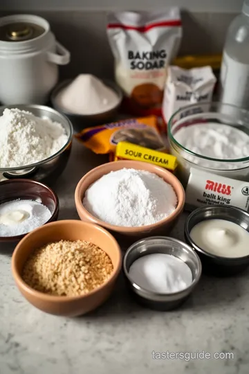 Irresistible Dunkin Inspired Sour Cream Donuts ingredients