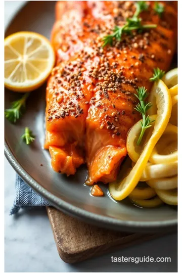 Kippered Salmon: Smoky Flavor-Packed Delicacy presentation