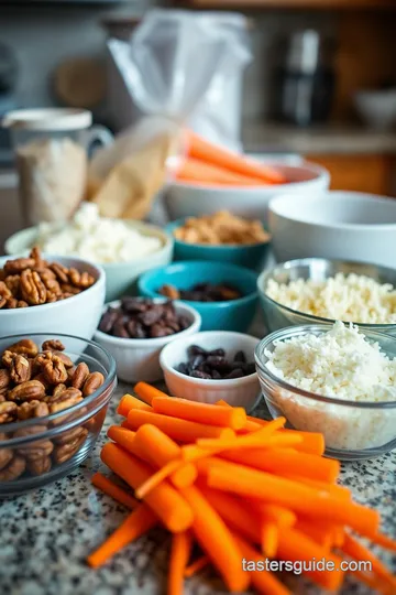 Moist Carrot Cake with Cream Cheese Frosting ingredients