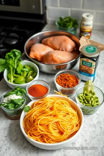 Monterey Chicken Spaghetti ingredients