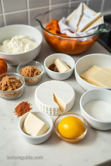 Pumpkin Spice Baked Brie Appetizer ingredients