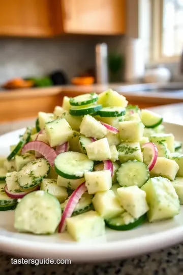 Creamy Cucumber Salad steps