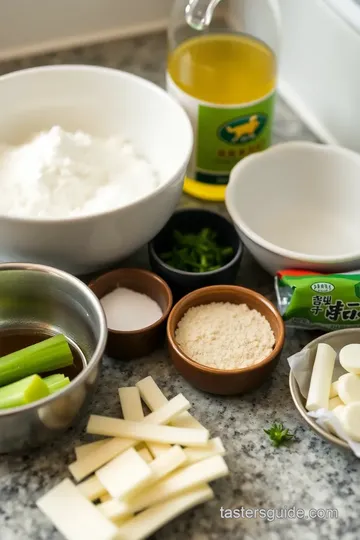 Korean Sweet Fermented Radish (Danmuji) ingredients