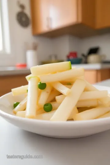 Korean Sweet Fermented Radish (Danmuji) steps