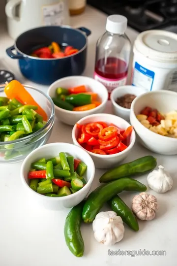 Pickled Vinegar Peppers ingredients