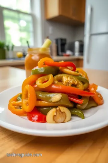 Pickled Vinegar Peppers steps