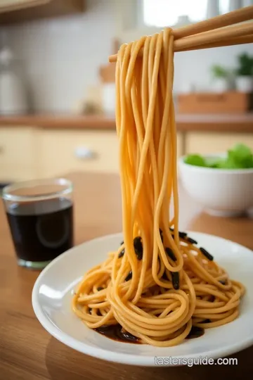 Soy Sauce and Sesame Soba Noodles steps