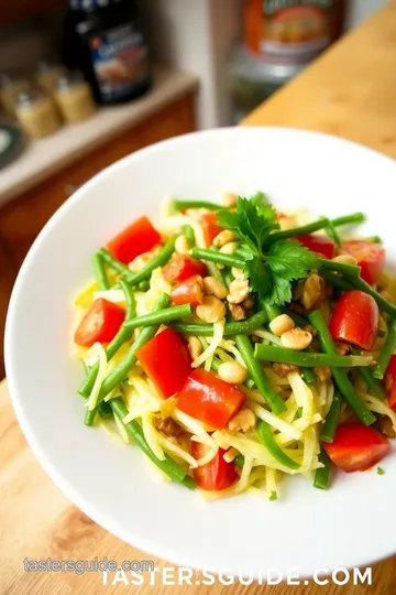 Hmong-Style Thai Papaya Salad (Som Tum) steps