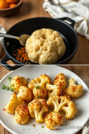 Roast Cauliflower with Unique Spices steps