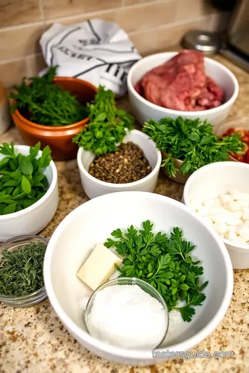 Herb Crusted Leg of Lamb ingredients