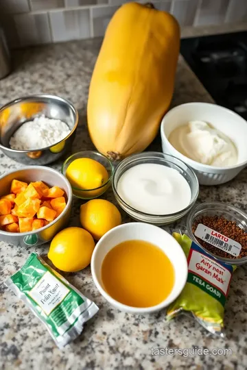 Tandoor Pumpkin ingredients