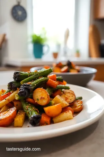 Korean Sprinkle Seasoning Roasted Vegetables steps