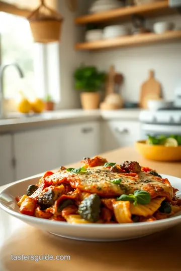 Roasted Vegetable Lasagna steps