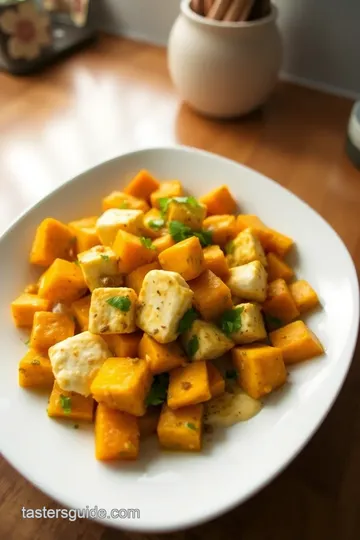 Pumpkin Paneer with Puree steps