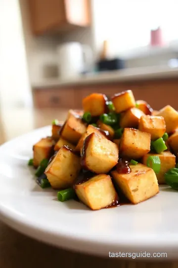 Sticky Glazed Tofu Bowl with Yum Yum Sauce steps