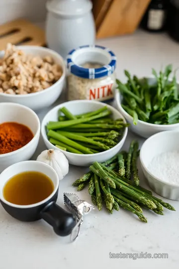 Asparagus and Turkey Quinoa Bowl ingredients