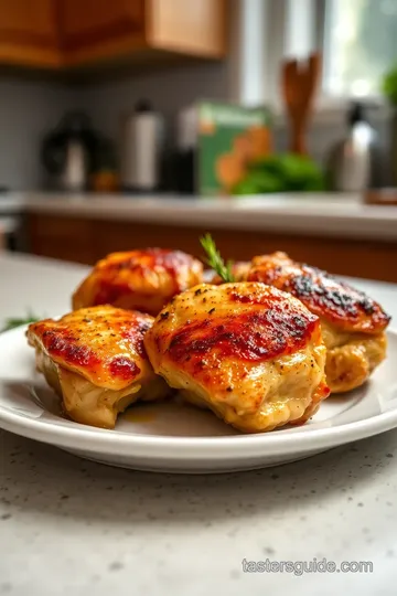 Savory Smoked Chicken Thighs with Garlic Herb Marinade steps