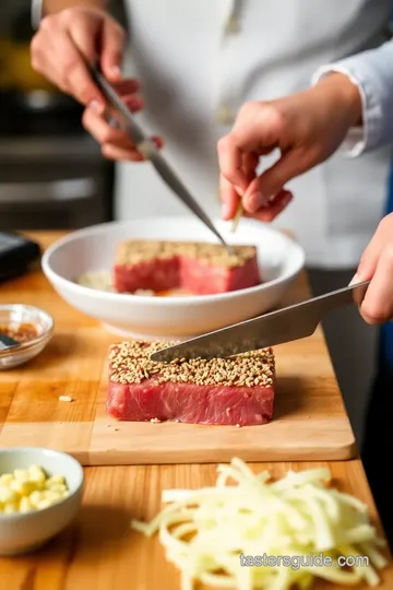 Seared Ahi Tuna steps