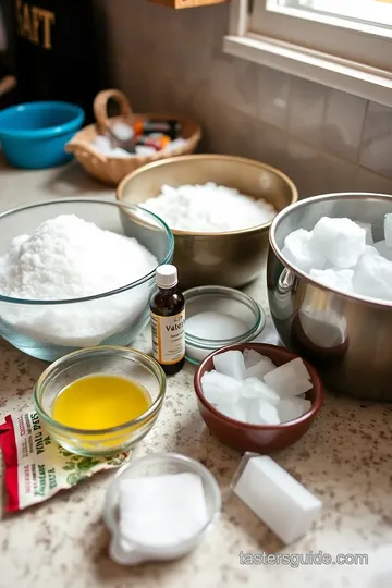 Vanilla Infused Shaved Ice ingredients