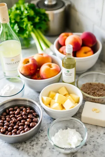 Simple & Delicious Peach Sangria Recipe ingredients