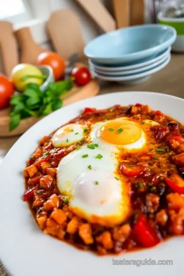 Shakshuka with Feta and Fresh Herbs steps