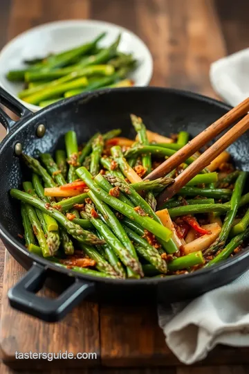 Stir Fry Asparagus with Szechuan Spice steps