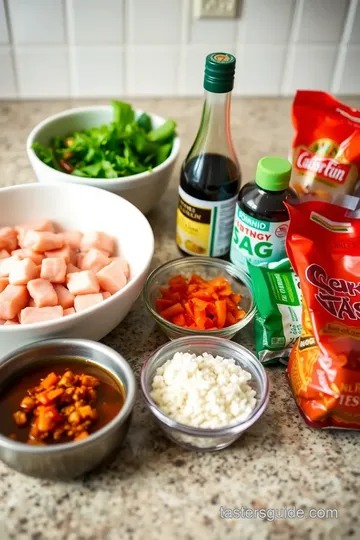 Authentic Chicken Kung Pao ingredients