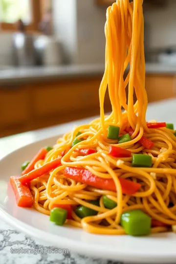 Quick Stir-Fried Maruchan Noodles with Veggies steps