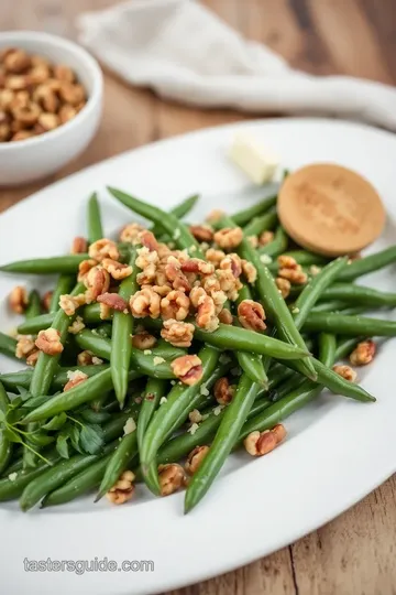 Blistered Green Beans with Walnut Vinaigrette ingredients