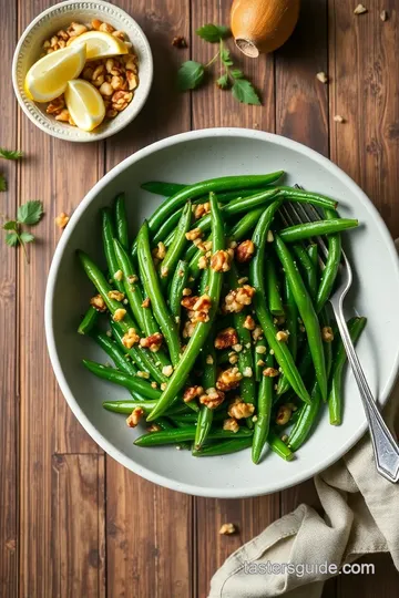 Blistered Green Beans with Walnut Vinaigrette steps