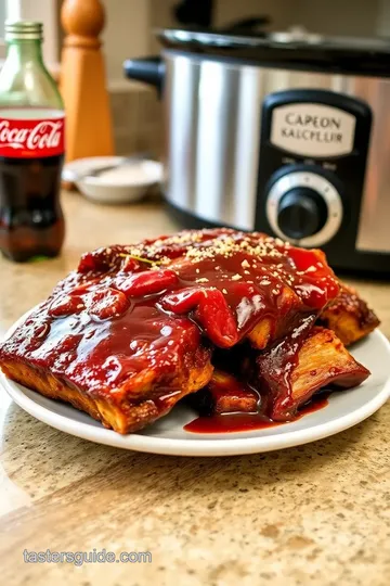 Sweet and Savory Crock Pot Ribs with Coke steps