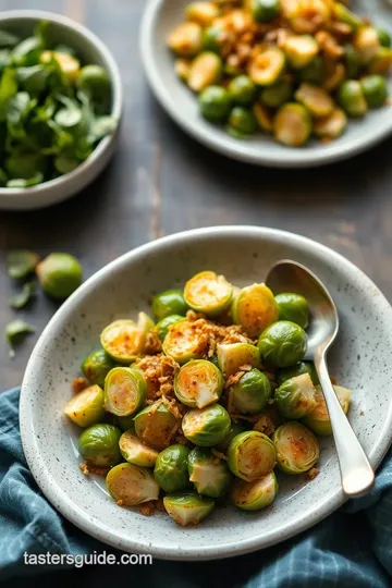 Tossed Brussels Sprouts with Maple Vinaigrette steps