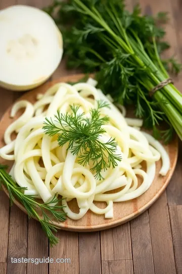 Tossed Fennel Salad with Fresh Dill ingredients